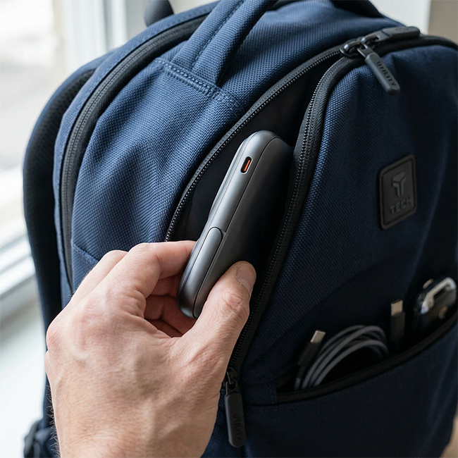 Zizo 10K Magnetic Power Bank with Kickstand and LED Display