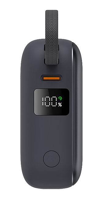 Batería complementaria de carga rápida Zizo de 35 W y 10 K con cable tipo C y pantalla LED