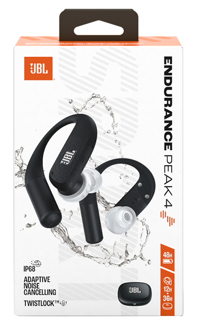 JBL Endurance Peak 4 True Wireless Noise Cancelling Sport Earbuds
