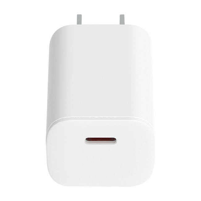 Cargador de pared USB-C PureGear con un solo puerto GaN Power Delivery de 30 W