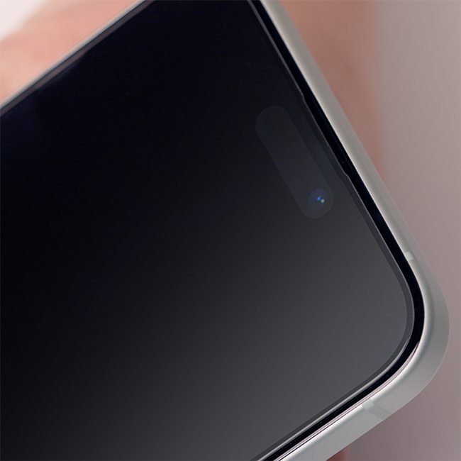 AT&T Essentials Tempered Glass 2 Pack Privacy Screen Protectors - iPhone 16/15