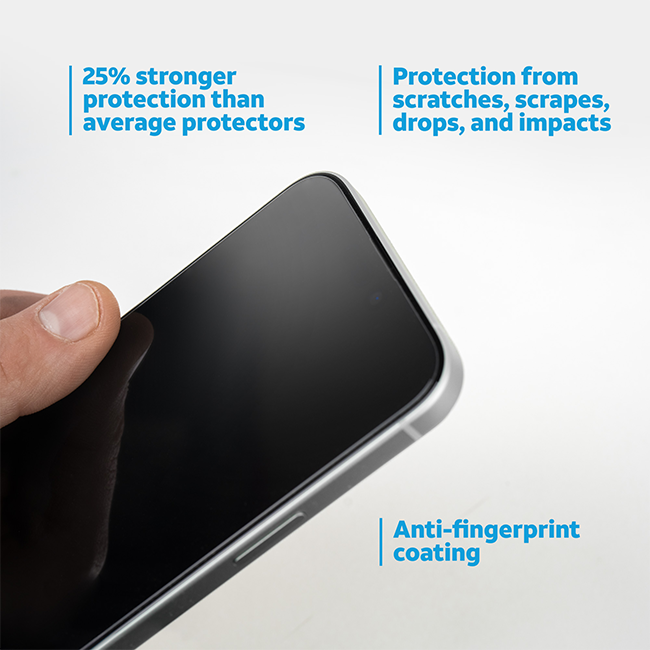 AT&T Essentials Tempered Glass 2 Pack Screen Protectors + 2 pack Camera Protectors - iPhone 15 Plus
