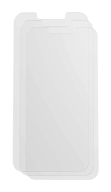 Protectores para pantalla de vidrio templado AT&T Essentials para el iPhone 14/13/13 Pro, paquete de 3