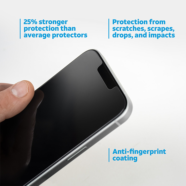 AT&T Essentials Tempered Glass 3 Pack Screen Protectors - iPhone 14 Plus/13 Pro Max