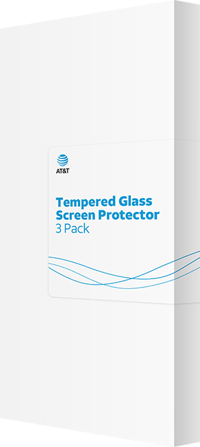 AT&T Essentials Tempered Glass 3 Pack Screen Protectors - iPhone 14 Plus/13 Pro Max