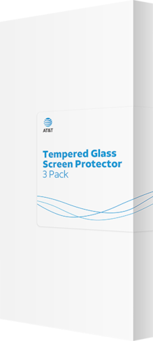 AT&T Essentials Tempered Glass 3 Pack Screen Protectors - iPhone 14 Plus/13 Pro Max