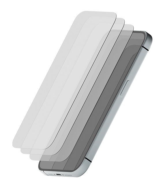 Protectores para pantalla de vidrio templado AT&T Essentials para iPhone 14 Pro Max, paquete de 3