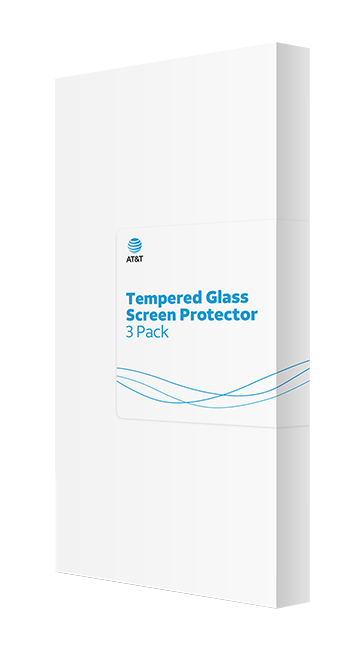 Protectores para pantalla de vidrio templado AT&T Essentials para iPhone 14 Pro Max, paquete de 3