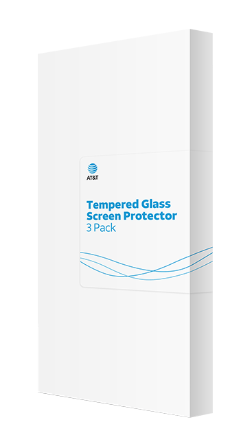 Protectores para pantalla de vidrio templado AT&T Essentials para iPhone 15 Pro Max, paquete de 3