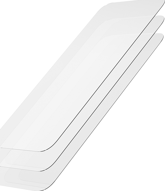 AT&T Essentials Tempered Glass 3 Pack Screen Protectors - iPhone 17/17 Pro/16 Pro