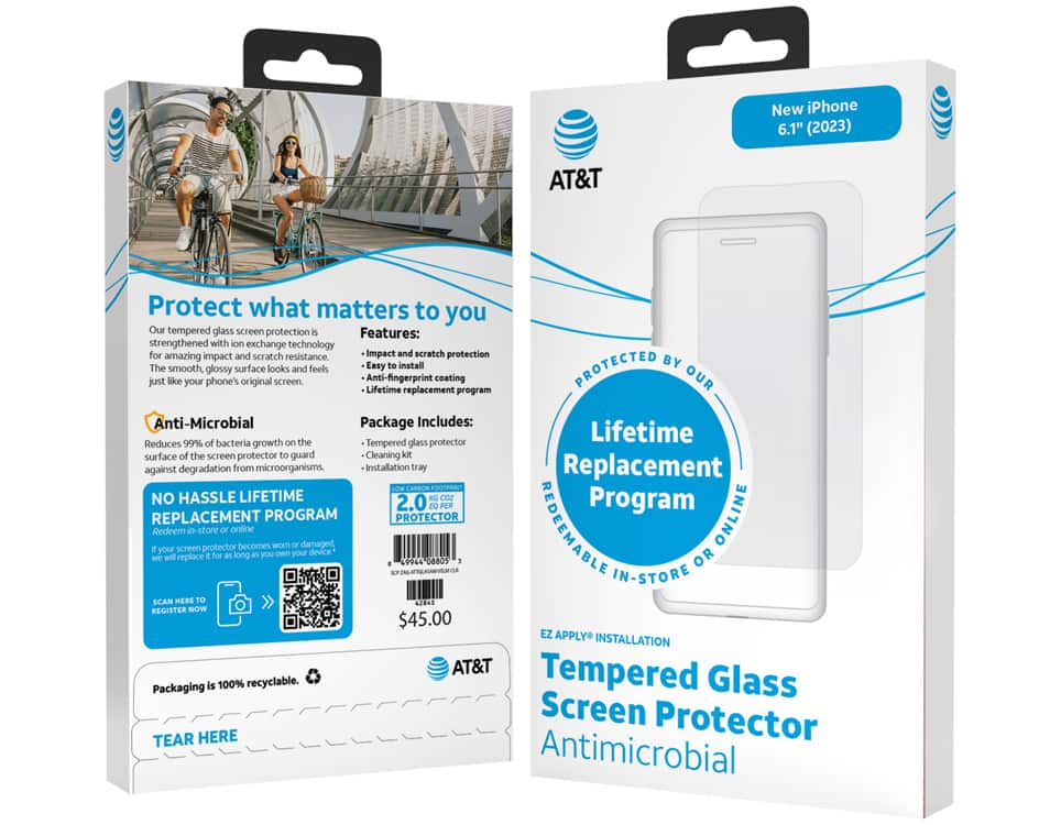 Protector de vidrio para pantalla de cámara de AT&T para iPhone 14/14 Plus  - AT&T