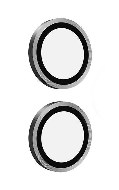 Protectores para cámara BodyGuardz Pure 3 Silver Metallic para el iPhone 17