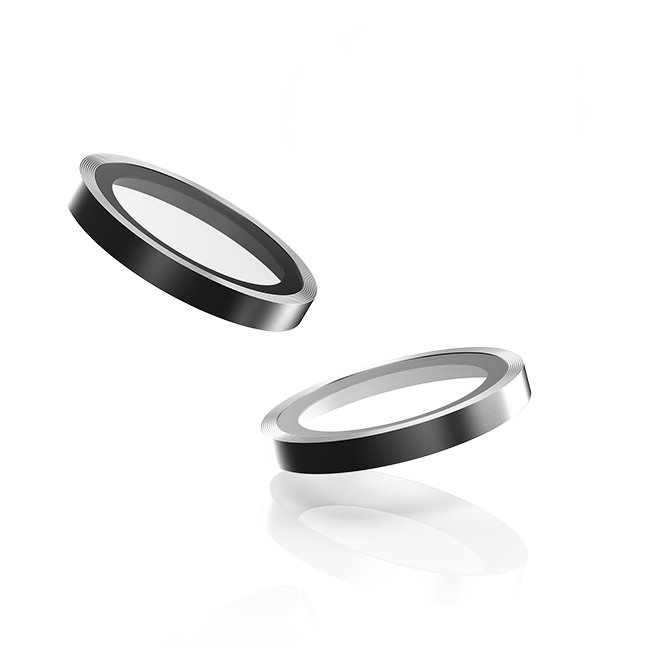 Protectores para cámara BodyGuardz Pure 3 Silver Metallic para el iPhone 17