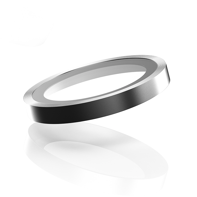 BodyGuardz Pure 3 Silver Metallic Camera Protectors - iPhone Air