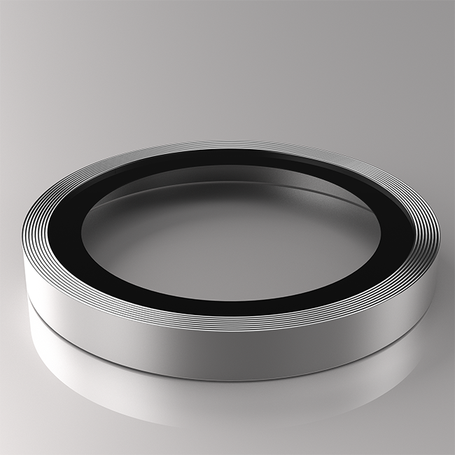 BodyGuardz Pure 3 Silver Metallic Camera Protectors - iPhone Air