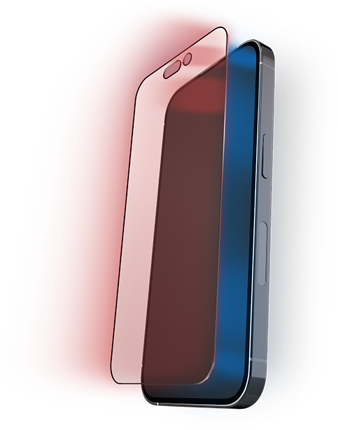 BodyGuardz Red Light Converter Screen Protector - iPhone 16/15
