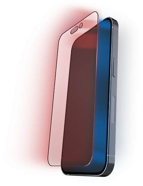 BodyGuardz Red Light Converter Screen Protector - iPhone 16 Plus/15 Plus
