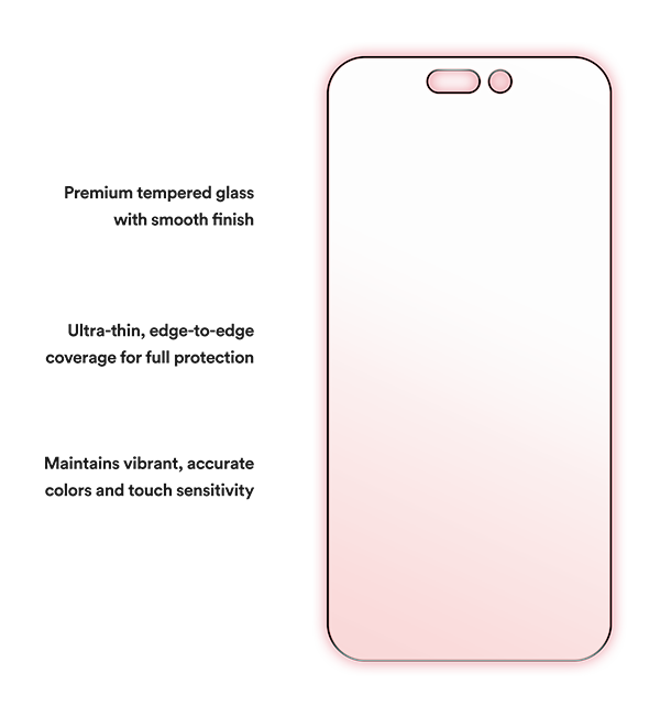 BodyGuardz Red Light Converter Screen Protector - iPhone 17 Pro Max/16 Pro Max