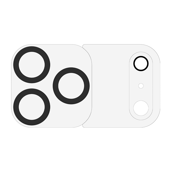 DuraGlass Modular 3-Piece Camera Lens Protector - iPhone 17 Pro Max