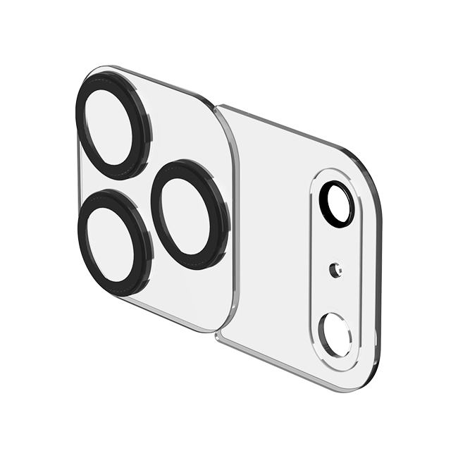 DuraGlass Modular 3-Piece Camera Lens Protector - iPhone 17 Pro Max