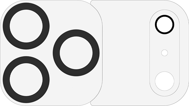 DuraGlass Modular 3-Piece Camera Lens Protector - iPhone 17 Pro