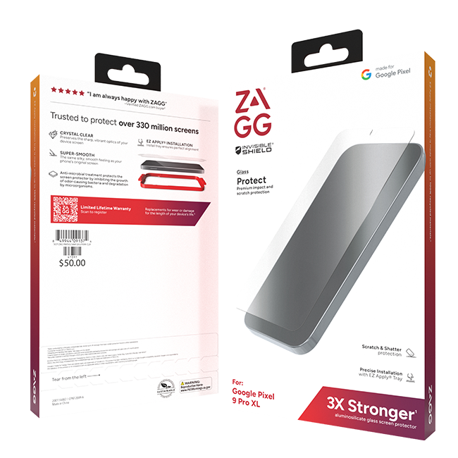 ZAGG Glass Biometric Screen Protector - Google Pixel 9 Pro XL