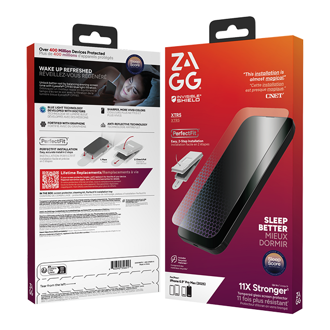 Protector para pantalla ZAGG Invisible Shield XTR5 para el iPhone 17 Pro Max