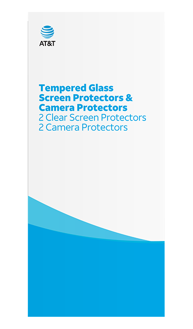 AT&T Essentials Tempered Glass 2 Pack Screen Protectors 2 Pack Camera Protectors - iPhone 18 Pro