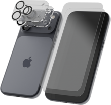 Essentials Tempered Glass 2 Pack Screen Protectors 2 Pack Camera Protectors - iPhone 18 Pro