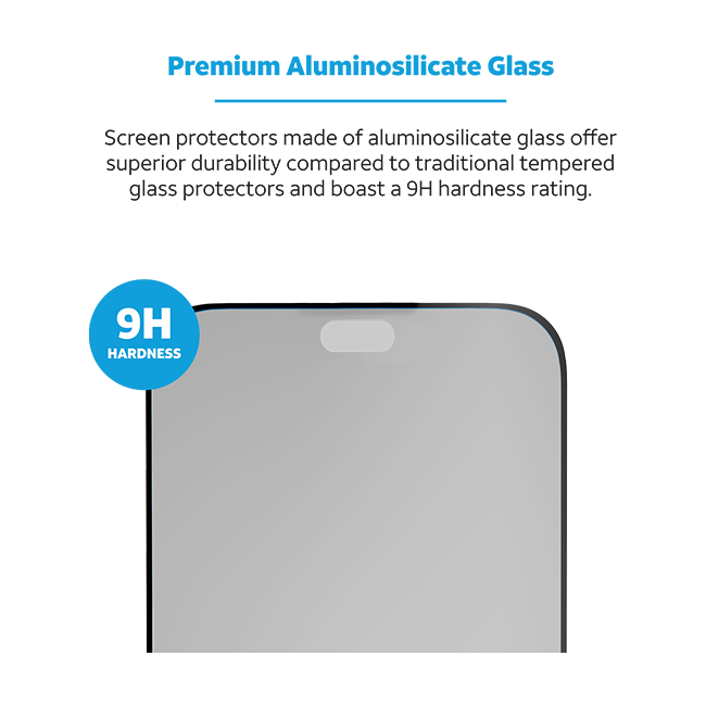 AT&T Tempered Glass 2 Pack Privacy Screen Protectors - iPhone 18 Pro