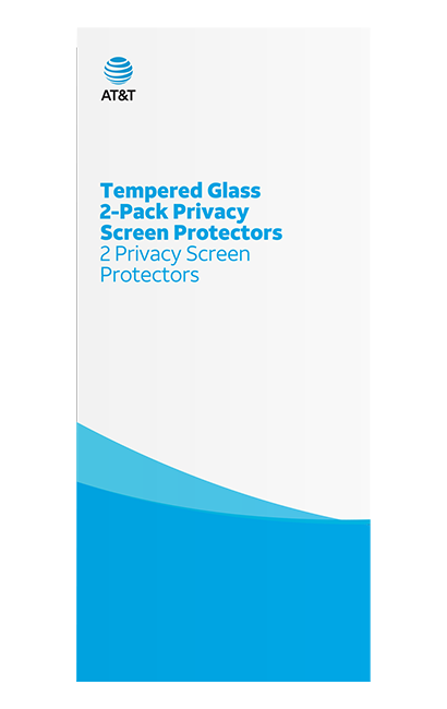 AT&T Tempered Glass 2 Pack Privacy Screen Protectors - iPhone 18 Pro