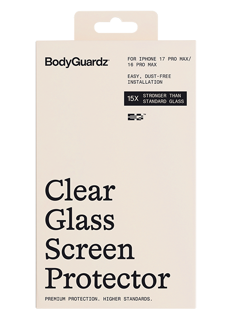 BodyGuardz Pure 3 Screen Protector - iPhone 18 Pro Max/17 Pro Max