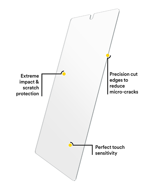 BodyGuardz Pure 3 Tempered Glass Screen Protector - Samsung Galaxy S26 Ultra