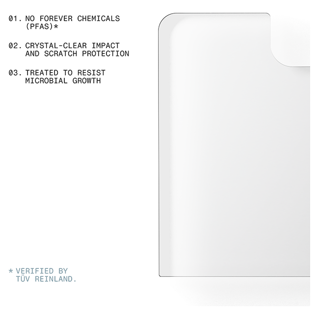 BodyGuardz Pure 3 Tempered Glass Screen Protector - Samsung Z Flip8