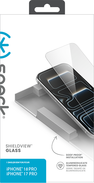Speck ShieldView Tempered Glass Screen Protector - iPhone 18 Pro/17 Pro