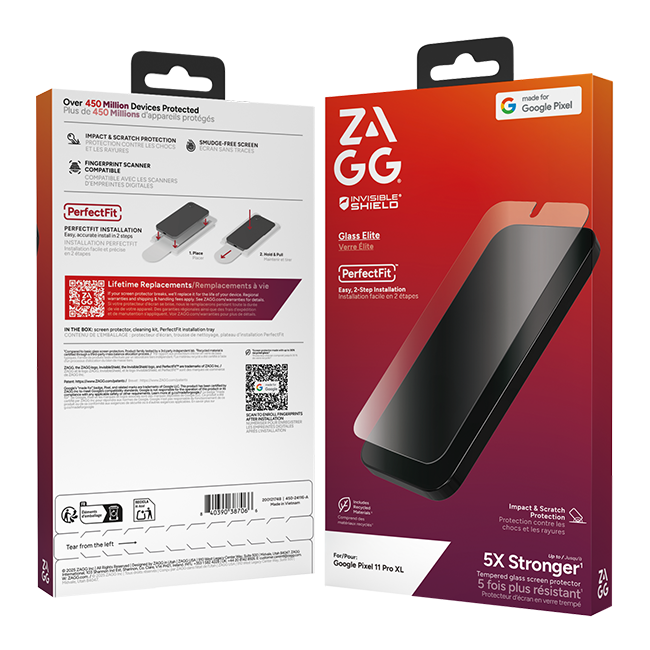 ZAGG Glass Biometric Screen Protector - Google Pixel 11 Pro XL