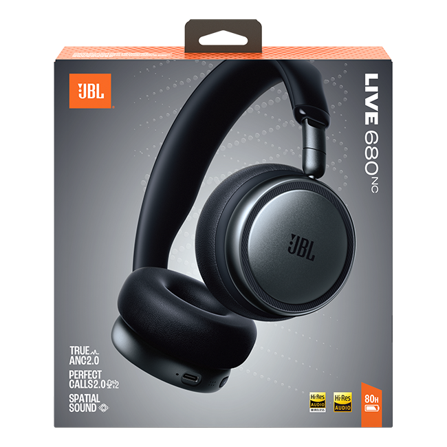 JBL Live 680NC On Ear Noise Cancelling headphones
