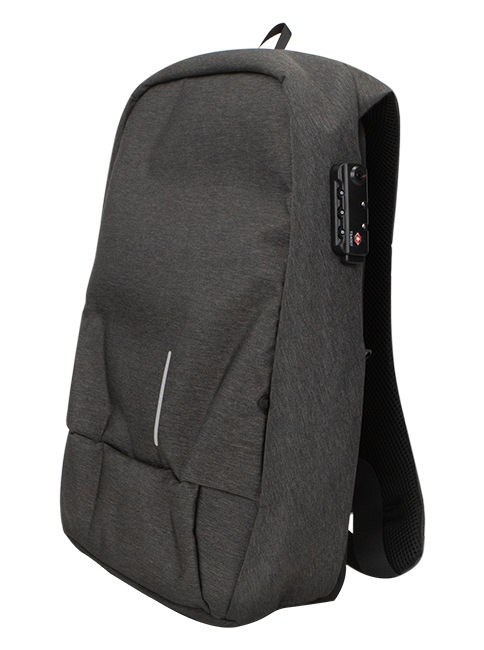 Mochila para laptop AT&T Essentials de 15 pulgadas con candado TSA y cable de carga