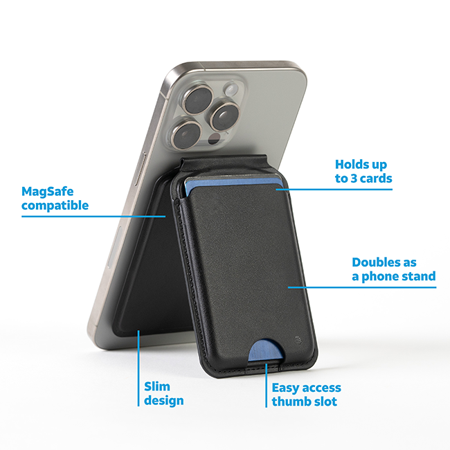 AT&T Essentials Magnetic Wallet with Built in Find My