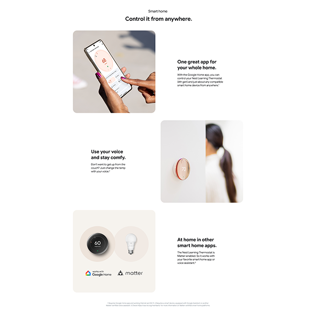 Google Nest Thermostat 4Gen WiFi