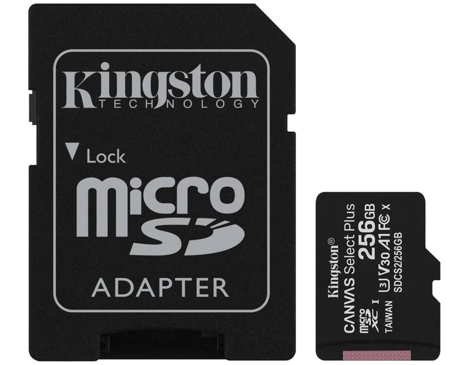 Kingston Canvas Select Plus MicroSD Card 256GB - AT&T