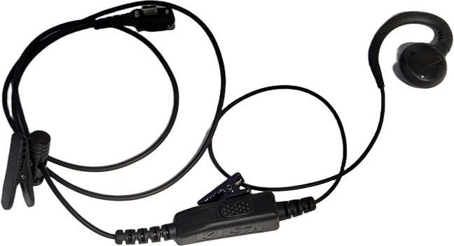 Auricular Klein CURL PTT con cable para XP Pro