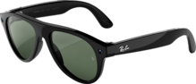 Ray-Ban Meta Aviator - Shiny Black Regular Transitions Lenses