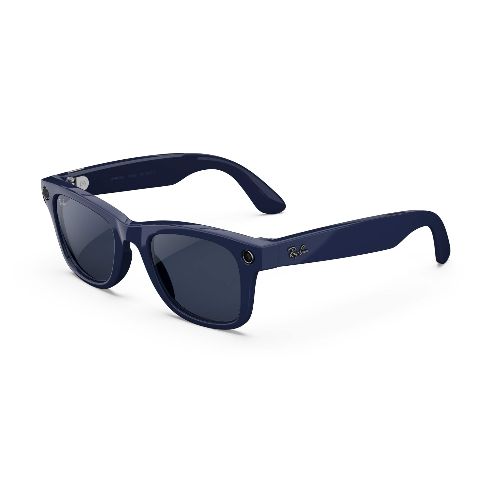 Ray-Ban Meta Wayfarer (Gen 2) con lentes Transitions, azul cósmico brillante