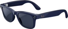 Ray-Ban Meta Wayfarer (Gen 2) - Shiny Cosmic Blue Transitions Lenses