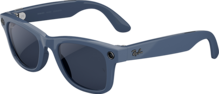 Ray-Ban Meta Wayfarer (Gen 2) - Shiny Cosmic Blue Transitions Lenses