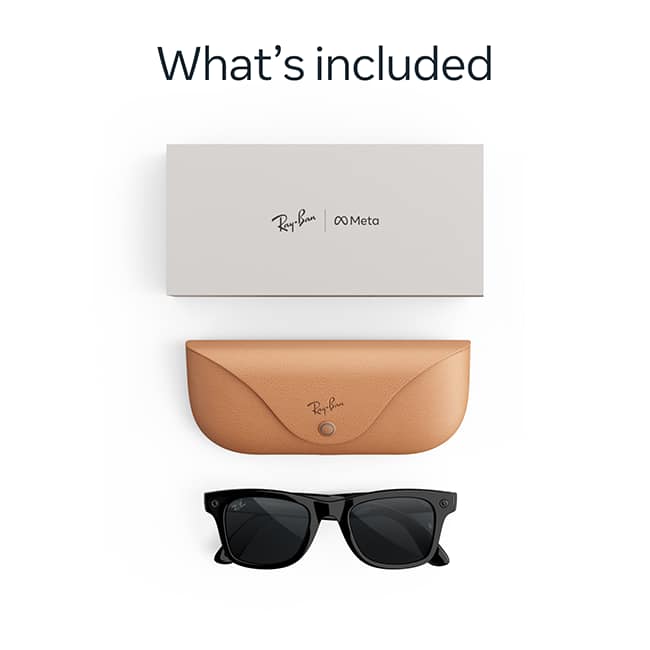 Ray-Ban Meta Wayfarer Large 3.0 - Shiny Black Transitions Lenses