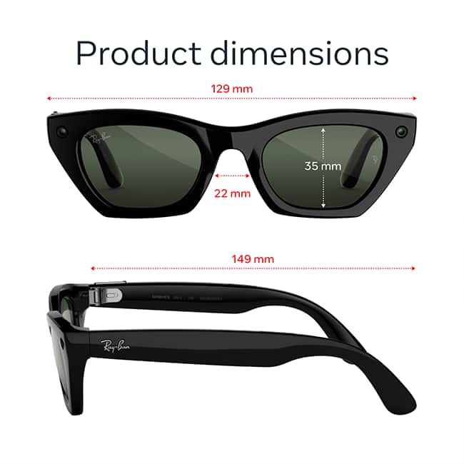 Ray-Ban Meta Zena - Shiny Black Transitions Lenses