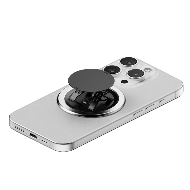 Agarre magnético ohsnap Snap4 Luxe con carga inalámbrica Pass Thru