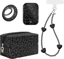 Set de regalo Velvet Caviar Black Leopard (colgante + anillo + paquete de batería + bolso), grande